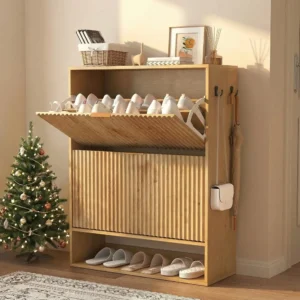 31.5" Freestanding Shoe Storage Cabinet
