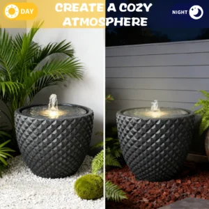 14 Inch Solar Garden Water Fountain