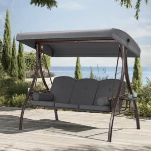 3 Person Outdoor Porch Swing with 1.5"